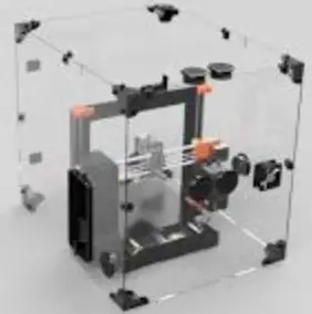 3D UPFITTERS 3D Printer External Vent Adapter