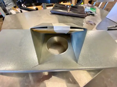 Air Flag Taped Out of the Way