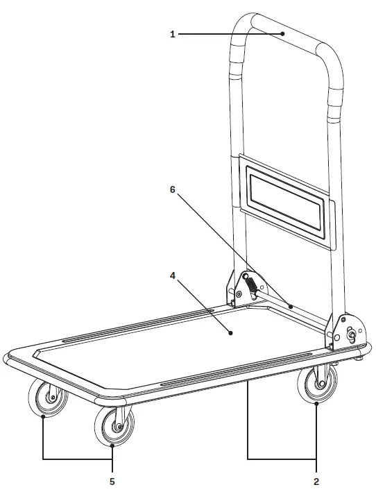 VONROC TT502XX Platform Truck 1