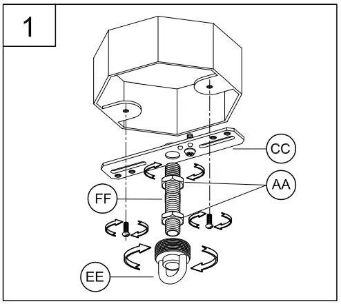 PROGRESS LIGHTING P400316 5-Light Brushed Nickel Farmhouse Chandelier - Figure 3