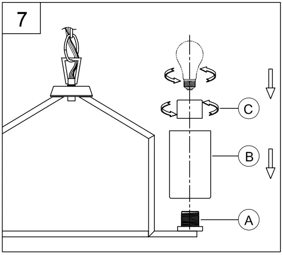 PROGRESS LIGHTING P400316 5-Light Brushed Nickel Farmhouse Chandelier - Figure 9