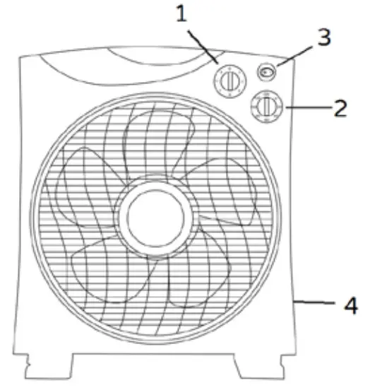 bimar VBOX39T Box Fan 1
