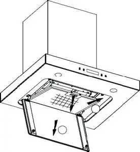 FIG 12 INSTALLING AND CHANGING THE CARBON FILTER