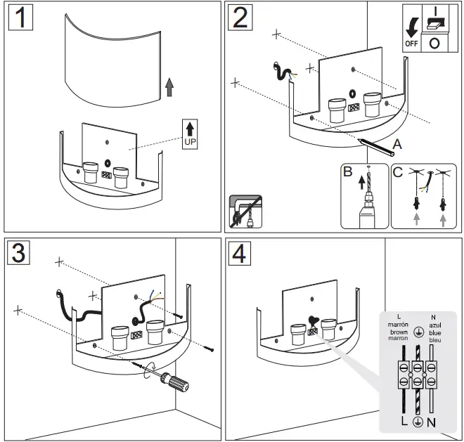 novolux 589A-G05X1A Wall Bracket Circus-fig5