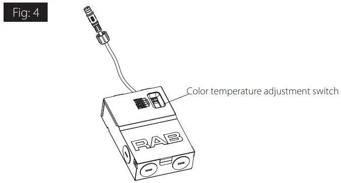 RAB WFRL4S99FA120WS Edge Lit Wafer Downlight FA - fig8