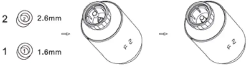 Using the extension pin