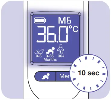 BRAUN IRT6520 ThermoScan Infrared Ear -Night light feature