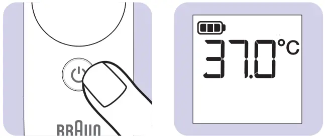 BRAUN IRT6520 ThermoScan Infrared Ear -The last temperature