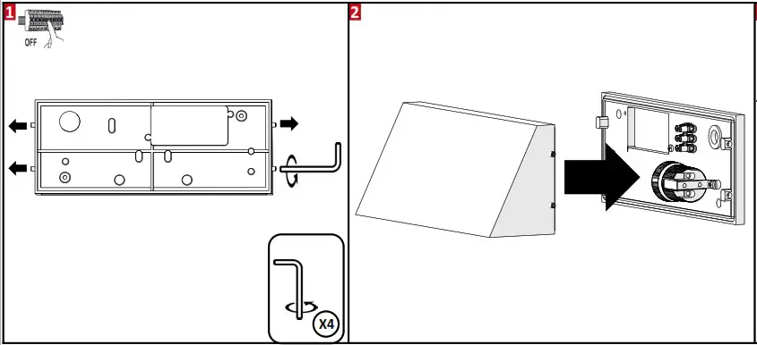 resistex Markiz Outdoor Wall Lamp - INSTALLATION 1