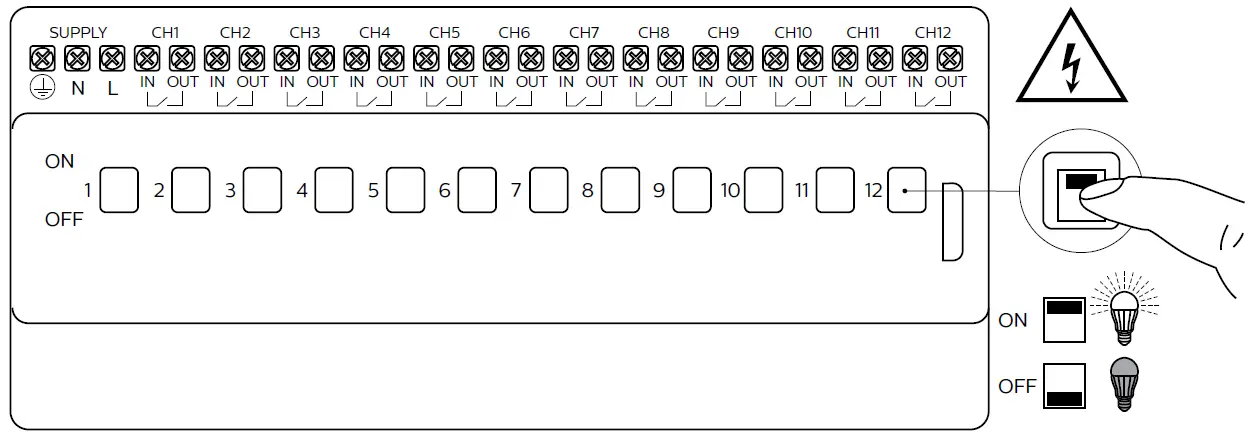 PHILIPS-DDRC1220FR-GL-Dynalite-Relay-Controller-FIG-9