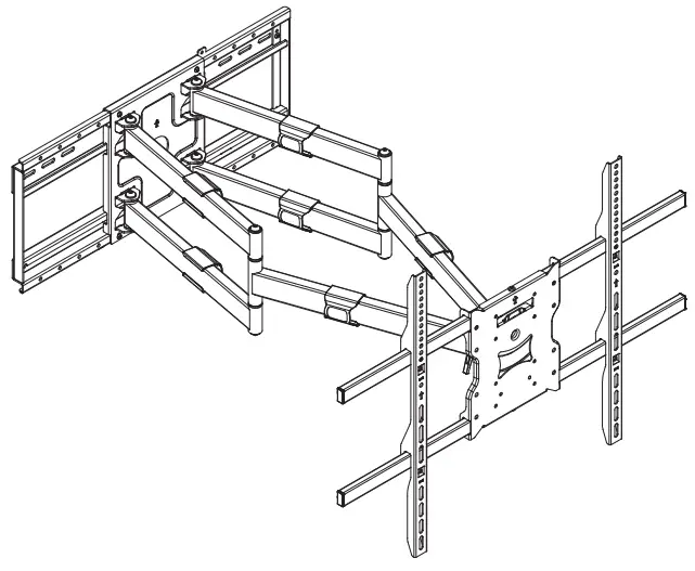 ATDEC AD WM 9080 Full Motion Wall Mount 9080 -