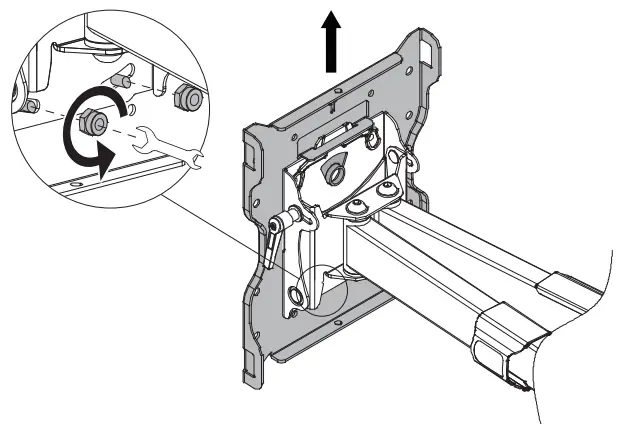 ATDEC AD WM 9080 Full Motion Wall Mount 9080 - Display Plate