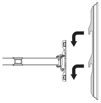 ATDEC AD WM 9080 Full Motion Wall Mount 9080 - completed by two people