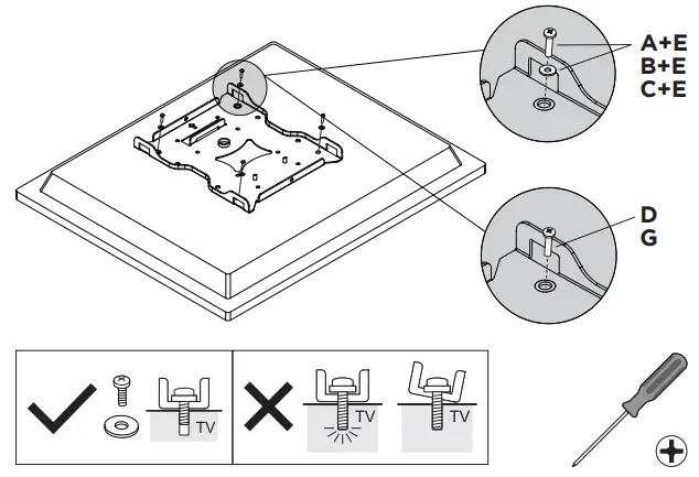 ATDEC AD WM 9080 Full Motion Wall Mount 9080 - deep into the display