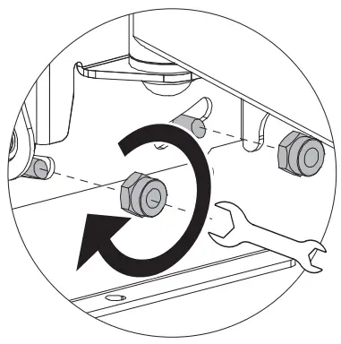 ATDEC AD WM 9080 Full Motion Wall Mount 9080 - rotation adjustment