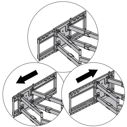ATDEC AD WM 9080 Full Motion Wall Mount 9080 - wall plate