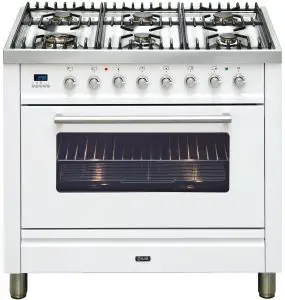 ILVE 90cm Freestanding Cooker Gas Cooktop & Electric Oven