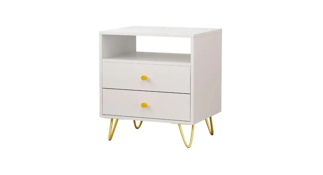 Fufu Gaga Ljy-kf210164-02 2-drawer Nightstand With One Open Shelf Instruction Manual Fufu Gaga Ljy-kf210164-02 2-drawer Nightstand With One Open Shelf Instruction Manual