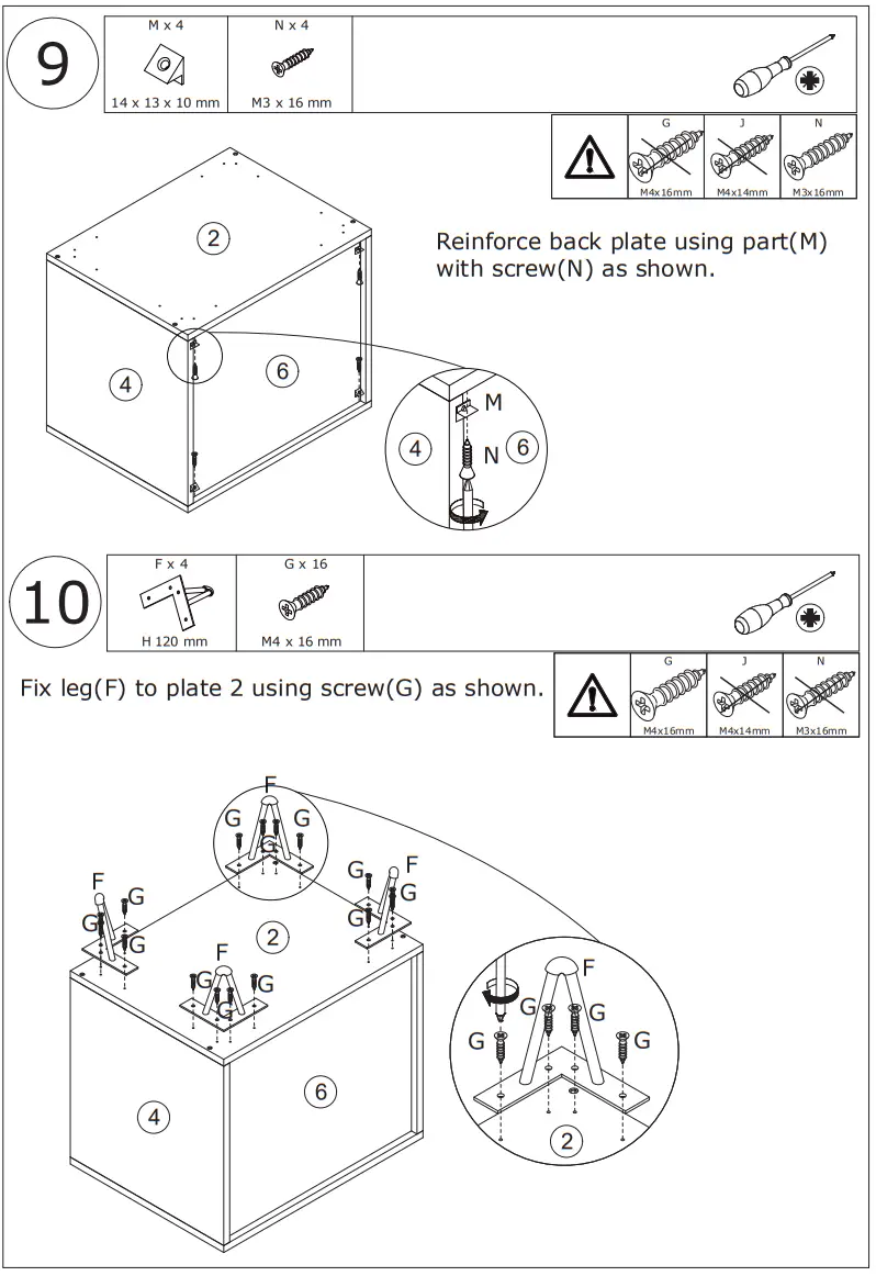 FUFU GAGA LJY KF210164 02 2 Drawer Nightstand with One Open Shelf - fig10