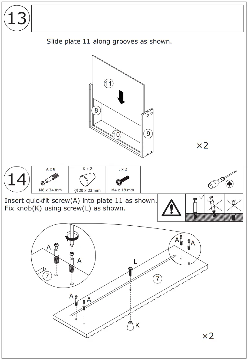 FUFU GAGA LJY KF210164 02 2 Drawer Nightstand with One Open Shelf - fig12