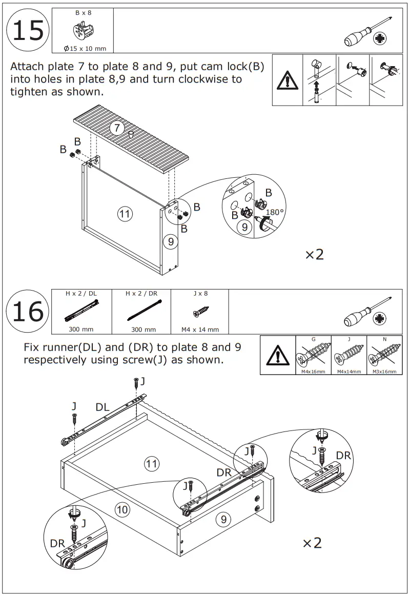 FUFU GAGA LJY KF210164 02 2 Drawer Nightstand with One Open Shelf - fig13