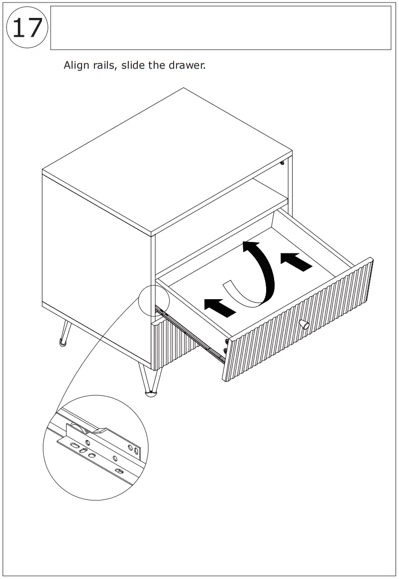 FUFU GAGA LJY KF210164 02 2 Drawer Nightstand with One Open Shelf - fig14