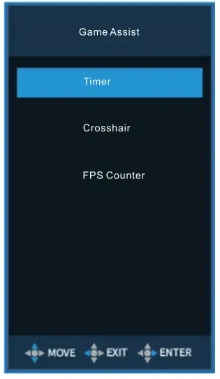 VIOTEK GFT27CXB2 27 Inch 1ms 240Hz Gaming Monitor - toggle options