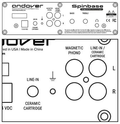 andover SPINBASE - Connect a Turntable or Record Player