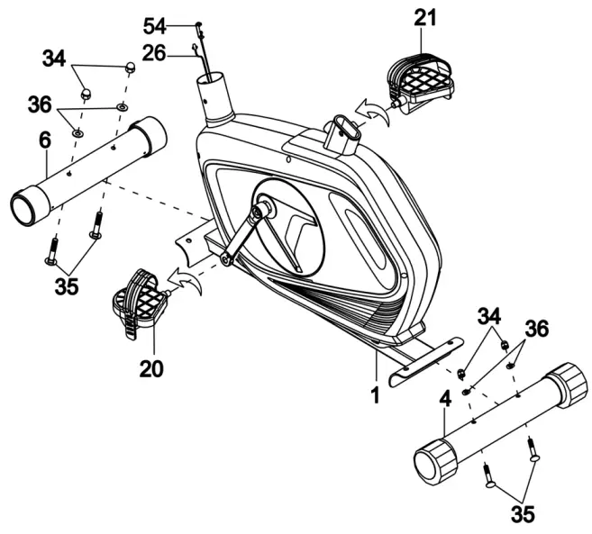 Kogan FORTIS Magnetic Flywheel Upright Exercise Bike FSMFEXR500A-1