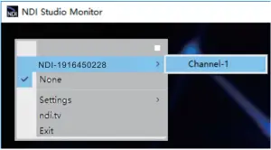 NDI Studio Monitor