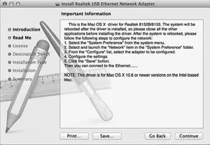 NS-PU98635-C USB 3.0 to Gigabit Ethernet Adapter - Continue to start