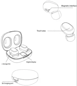 naxa True Wireless Earbuds NE 980 - Product Breakdown