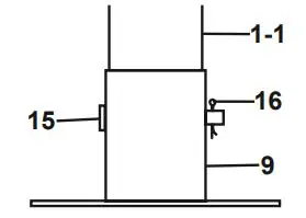 Harbor Freight COVER PRO 10FTx17FT Portable Garage 62860 Owner's Manual - Align the holes and insert a Pin