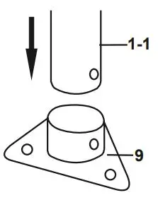 Harbor Freight COVER PRO 10FTx17FT Portable Garage 62860 Owner's Manual - Assemble a Foot