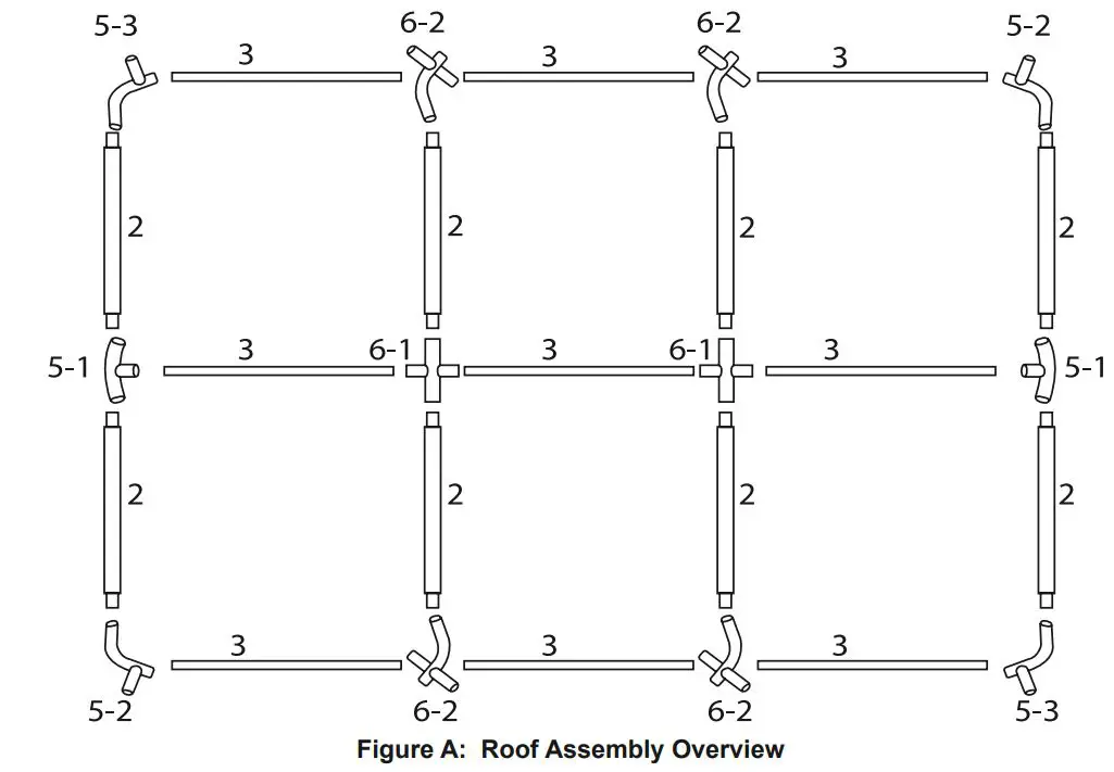 Harbor Freight COVER PRO 10FTx17FT Portable Garage 62860 Owner's Manual - Figure A