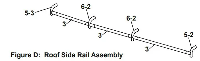 Harbor Freight COVER PRO 10FTx17FT Portable Garage 62860 Owner's Manual - Figure D