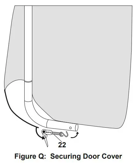 Harbor Freight COVER PRO 10FTx17FT Portable Garage 62860 Owner's Manual - Figure Q