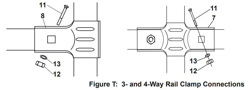 Harbor Freight COVER PRO 10FTx17FT Portable Garage 62860 Owner's Manual - Figure T