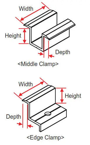 LG PV Solar Module - Clamp system