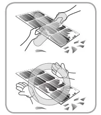 LG PV Solar Module - Damaged modules