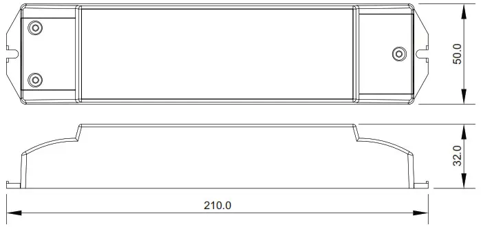 50W ZigBee CCT LED Driver- Product Dimension