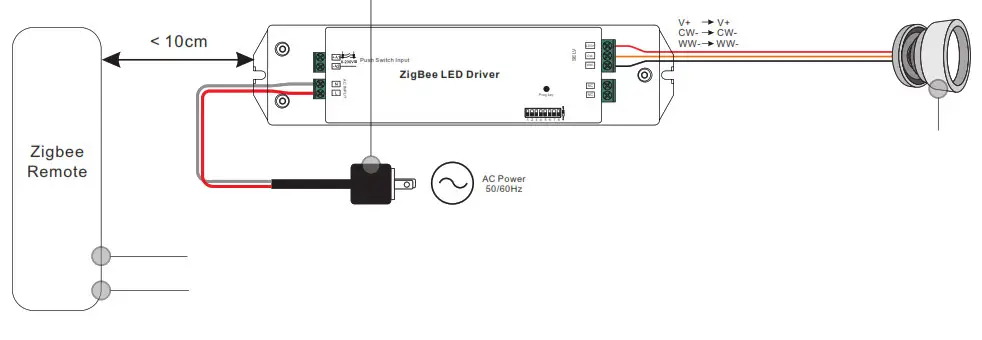 50W ZigBee CCT LED Driver- Touch Reset