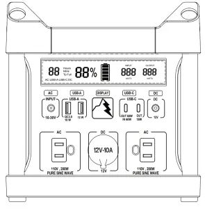 POWER RIDGE X 300 Portable Power Station