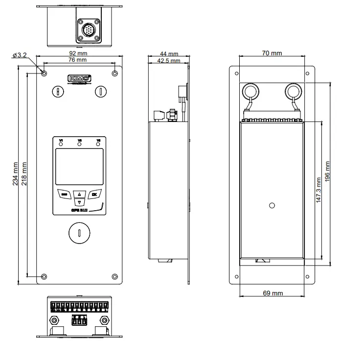 sauermann CPE 310 Differential Pressure Sensor - Features of the housing
