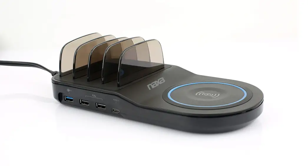 Naxa Nap-5002 Five Usb Wireless Charging Station User Manual Naxa Nap-5002 Five Usb Wireless Charging Station User Manual