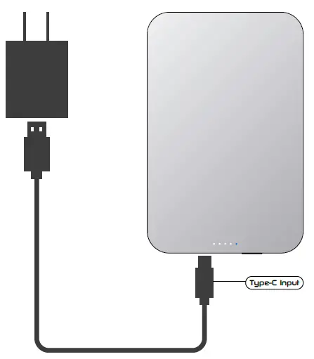 Shenzhen Loowoko Technology L-WP-05A5 Magnetic Wireless Power Bank fig 2