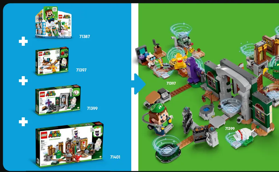 LEGO 71401 Luigi’s Mansion Haunt and Seek Expansion Set FIG 3