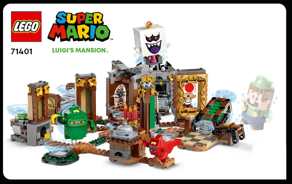 LEGO 71401 Luigi’s Mansion Haunt and Seek Expansion Set