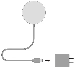 Shenzhen Esorun Technology MAGQOOAS Magnetic Wireless Charger - mode