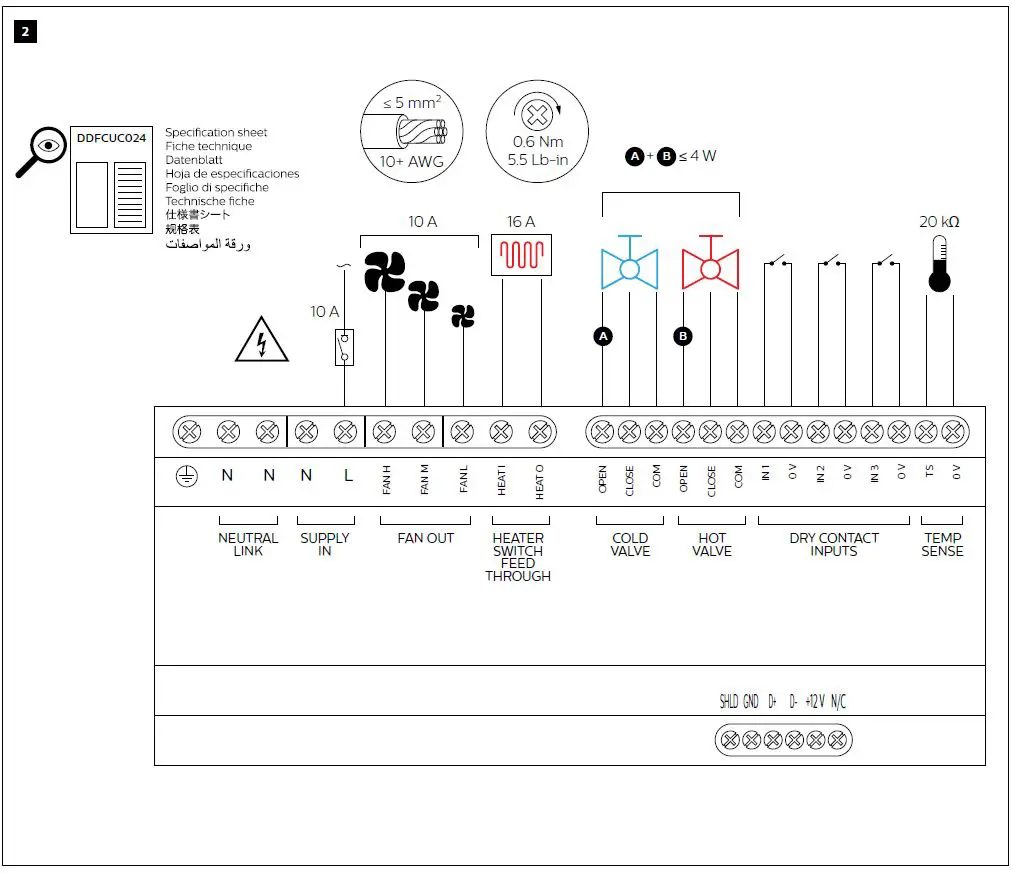 PHILIPS DDFCUC024 Fan Coil Unit Controller fig-3